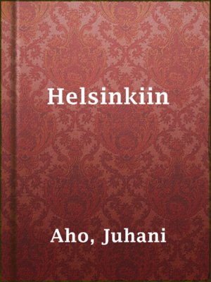 cover image of Helsinkiin